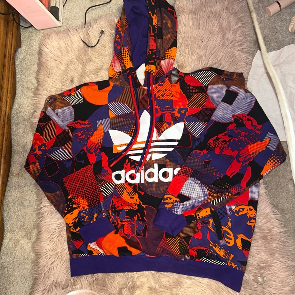 Adidas Multicolor Graphic Hoodie